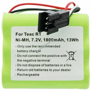 Helyettesítő akku Teac BP-R1 BP-R1EU BP-R12EU BP-R2 BP-R5 7, 2V 1800mAh PDA MP3 NiMH kép