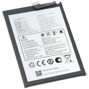 Helyettesítő akku mobiltelefon TCL 50 XL 3, 85V 5010mAh 19, 29Wh beépített Li-Polymer kép