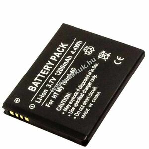 Helyettesítő akku mobiltelefon HTC 35H00142-02M 35H00142-03M 3, 7V 1200mAh Li-Ion kép