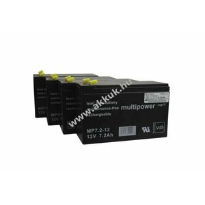 Helyettesítő akku Maquet Alphamaquet 1150.01A1 orvostechnikai 4x12V 7, 0Ah ólom-savas kép
