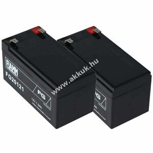 Helyettesítő akkuegység 2x12V 1, 2Ah Hill Rom Evolution CS156 LI156A ME1A orvostechnikai ólomsavas kép