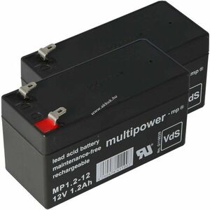 Stiegelmeyer Epostyle Seta BA20003-00 CB1663X akku 12V 1, 2Ah orvostechnikai ólom kép