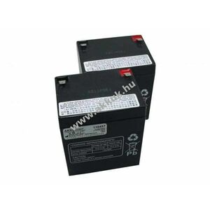 Helyettesítő Arjo Lifter Minstrel HMX00310.0a 2x12V 5, 0Ah orvostechnikai ólom akku kép