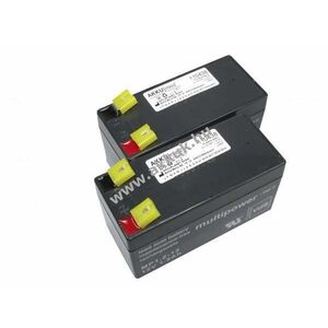 Multipower orvostechnikai akkuegység 2x12V 1, 2Ah Wissner-Bosserhoff Eleganza Praktiker ólom kép