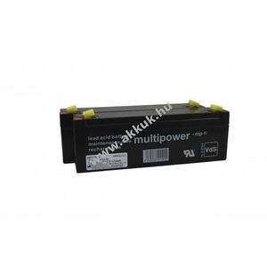 Multipower orvostechnikai Molift Hi-Trac 2x12V 2, 2Ah ólom akku kép