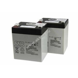 Helyettesítő akku SSB Battery Hamilton Medical Galileo 12V 5, 0Ah 2db/csomag orvostechnikai ólom kép