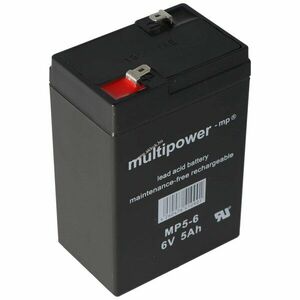 Helyettesítő akku Multipower MP4.5-6 6V 4500mAh 640119 Nellcor NPB190/195 orvostechnikai ólom kép