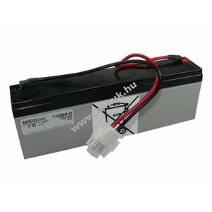 Eredeti Schiller akku Defigard 4000 Bruker DG4000 614186 12V 2, 3Ah orvostechnikai kép