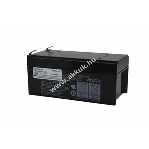 Helyettesítő akku orvostechnikai Dräger Evita 4 12V 3, 4Ah 4, 8mm Faston 134x69x66mm 1, 2kg ólom kép