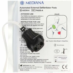 Eredeti Mediana A10 PADS-A A0256-1 defibrillátor elektródák 1 pár orvostechnikai kép