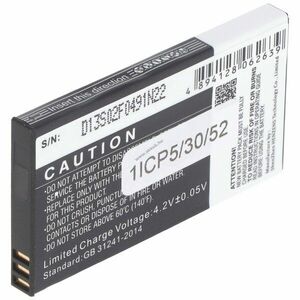 Helyettesítő akku Emporia AK-RL1 V1.0 VF1C RL1 1ICP5/30/52 mobiltelefon 3, 7V 800mAh Li-Ion kép