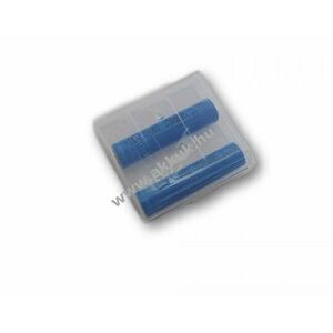 Soshine tárolódoboz 4x AAA (mikro) vagy 10440 akkucella átlátszó kép