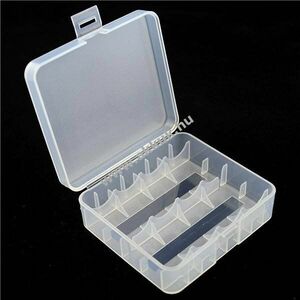 Akkucella csere tárolódoboz 4x 18650 vagy 2x 26650 Li-ion kép