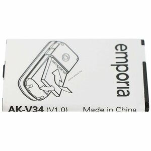 Eredeti Emporia V34 V1.0 AK-V34 3, 7V akku mobiltelefon kép