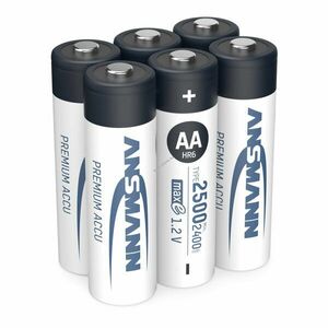 Ansmann Photo AA Mignon ceruza akku 1, 2V 2400mAh 6db/csomag NiMH kép
