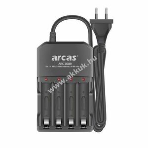 Arcas ARC-2009 4 csatornás töltő 1-4 AA/AAA akkuhoz 1, 4V 120mA kép