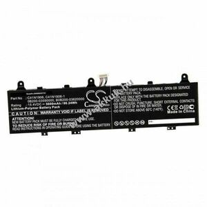 Helyettesítő akku Asus FX506IV laptop 15, 4V 5600mAh 0B200-03590000 B0B200-03620000 Li-Polymer kép