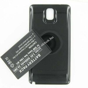 Helyettesítő akku Samsung Galaxy Note 3 B800BE B800BU 6400mAh fekete ház NFC nélkül mobiltelefon kép