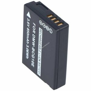 Helyettesítő akku Panasonic DMC-TZ6 fényképezőgép DMW-BCG10/GK/PP/E BP-DC7-E 850mAh kép