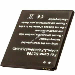 Helyettesítő akku Lenovo 5B19A4682G A850/K860/K860i/S880/S880i/S890 3, 7V/2250mAh mobiltelefon Li-Ion kép
