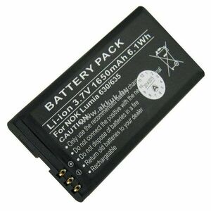 Helyettesítő akku mobiltelefon Nokia BL-5H 3, 7V 1650mAh Lumia 630/635/636/638 RM-975 Li-Ion kép