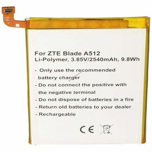 Helyettesítő akku ZTE BA910 Blade A910 Li3925T44P8h786035 mobiltelefon kép