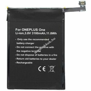 Helyettesítő akku ONEPLUS One A0001 BLP571 mobiltelefon kép