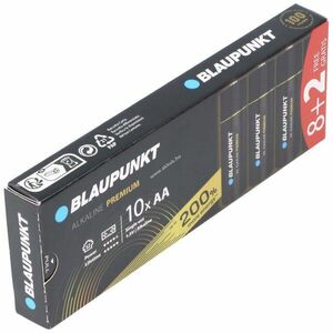 Blaupunkt Alkaline Premium hagyományos elem 1, 5V AA LR6 10db/csomag alkáli kép