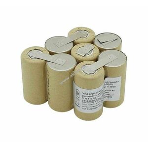 Helyettesítő akku Metabo 6.31728.00 9, 6V 3000mAh szerszámgép NiMH kép