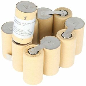 Helyettesítő akku Kress 12V 1500mAh szerszámgéphez önszerelés NiMH kép