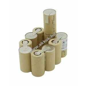 Helyettesítő akku Kress 12V 2000mAh akkupakk szerszámgép NiMH kép