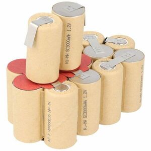 Helyettesítő akku Meistercraft MBR180-22D szerszámgép akkupakk 18V 3000mAh saját beépítéshez NiMH kép
