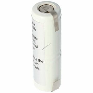 Akkupack GP110AFH L1x2 2, 4V 1100mAh forrfüllel U-forma 10mm borotva fogkefe NiMH kép