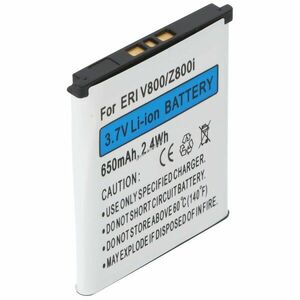 Helyettesítő akku Sony Ericsson BST-33 W830i W850i W880i W890i W900i W950i 3, 7V 650mAh mobiltelefon kép