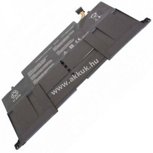 Helyettesítő akku AsusUX31/UX31A/UX31A-R4004H/UX31E/UX31E-DH72/UX31KI3517A/C22-UX31 7, 4V6, 8Ah laptop kép