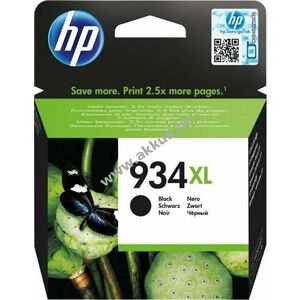 Eredeti HP nyomtató tintapatron NR.934XL/C2P23AE fekete kép