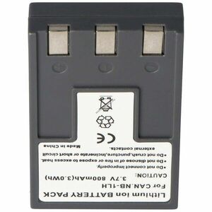 Helyettesítő akku Canon NB-1LH NB-1L IXUS 330 3, 7V 850-1000mAh fényképezőgép Li-Ion kép