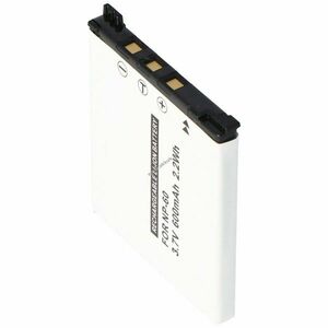 Helyettesítő akku Casio NP-60 3, 7V 550mAh fényképezőgép Li-Ion kép