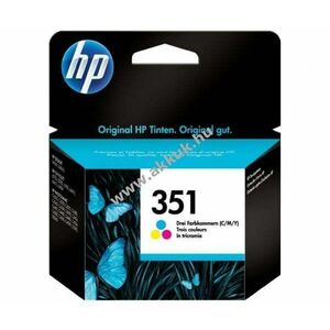 Eredeti HP tintapatron NR.351/CB337EE 3, 5ml színes nyomtató kép