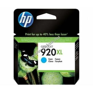 Eredeti HP tintapatron NR.920XL/CD972AE cyan nyomtató kép