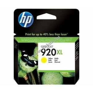 Eredeti HP tintapatron NR.920XL/CD974AE sárga nyomtató kép