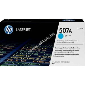 Eredeti HP lézertoner CE401A cyan 6000 oldal nyomtató kép