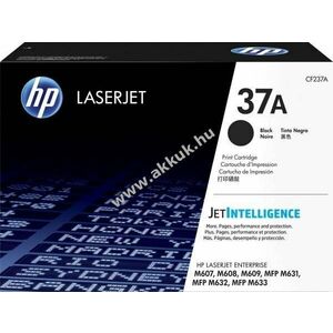 Eredeti HP lézertoner CF237A fekete 11000 oldal nyomtató kép