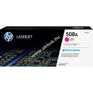 Eredeti HP lézertoner CF363A magenta 5000 oldal nyomtató kép