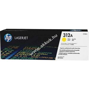 Eredeti HP lézertoner CF382A sárga 2700 oldal nyomtató kép