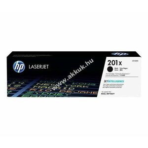 Eredeti HP lézertoner CF400X fekete 2800 oldal nyomtató kép