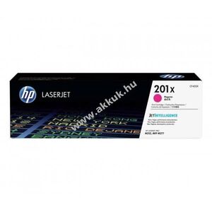 Eredeti HP lézertoner CF403X magenta 2300 oldal nyomtató kép