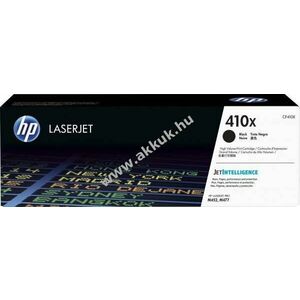 Eredeti HP CF410X lézertoner fekete 6500 oldal nyomtató kép