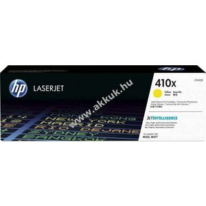 Eredeti HP CF412X lézertoner sárga 5000 oldal nyomtató kép