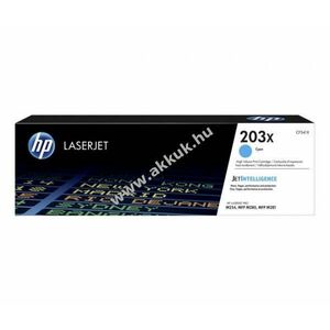 Eredeti HP lézertoner CF541X cyan 2500 oldal nyomtató kép